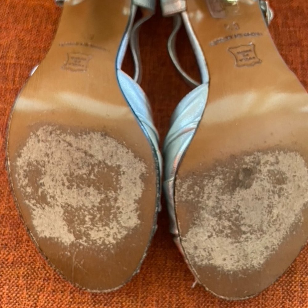 Re-mix Retro 1920s Silver Pumps "Ritz" - Size 6.5 - Picture 8 of 8